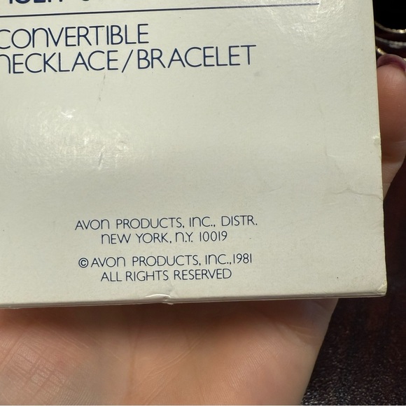 Avon Goldtone/silvertone Multi-Strand Necklace Elegant Layered Design NIB 1981 - Picture 3 of 4